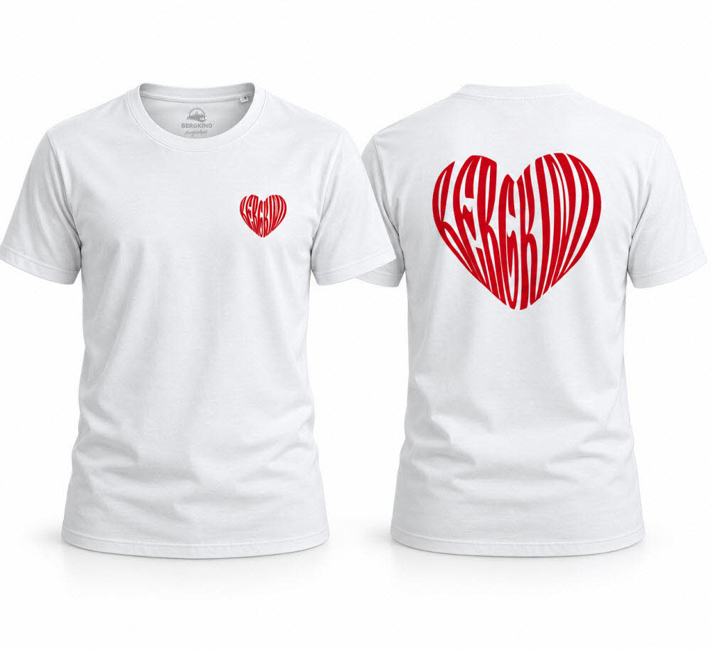 Bergkind Herz T-Shirt